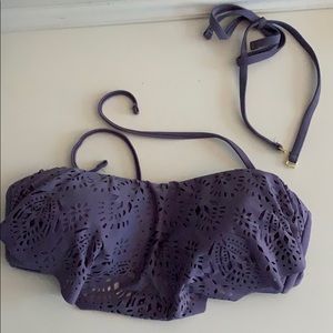 Dark grey bikini top